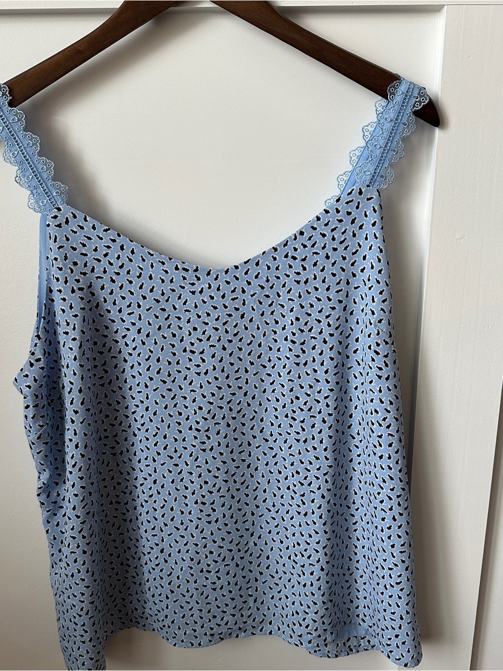 Nordstrom Rack Light Blue Top with Cream Label